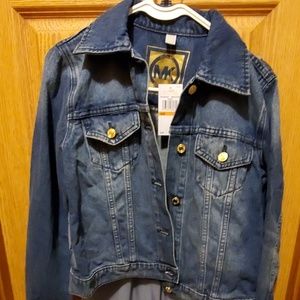 Michael Kors jean jacket Nwt, size s/m very classy